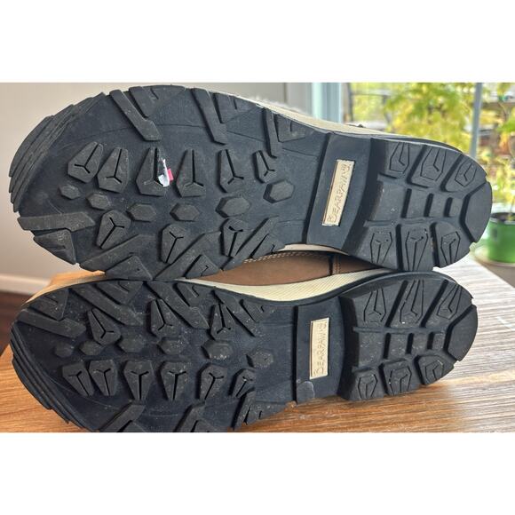 Bear Paw Women’s Leather Waterproof Mid Calf Boot Sz 11 NWOT Brown Lace Up Zip - Picture 9 of 10